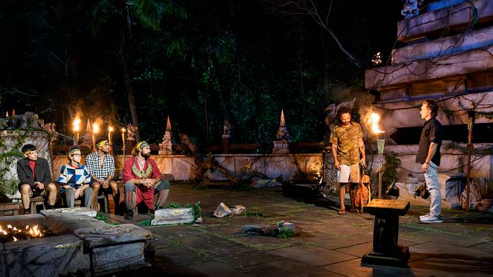 “Everyone Will Be Shooketh!” – Castaways find themselves on both a literal and figurative island after their return from what is regarded as one of the “craziest tribals of all time.” Castaways reflect on their letters from home and the family members that have impacted them. Then, a shocking incident takes place at this week’s immunity challenge, on SURVIVOR 50, Wednesday, May Photo: Robert Voets/CBS ©2025 CBS Broadcasting, Inc. All Rights Reserved.