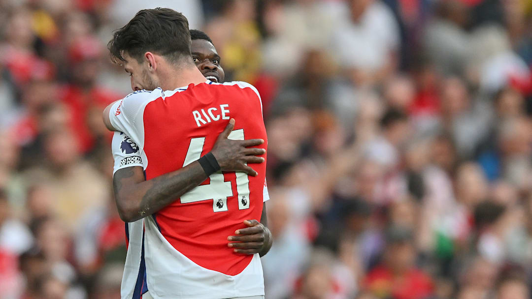 Rice and Partey were among the stars against Brentford