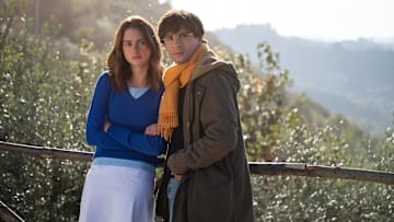 THE TWISTED TALE OF AMANDA KNOX - “Amanda” - American college student, Amanda Knox, embarks on her study abroad trip in Italy. The morning before Amanda is supposed to leave on a romantic excursion with her new Italian boyfriend, Raffaele Sollecito, things take a sinister turn. (Disney/Andrea Miconi)
GRACE VAN PATTEN, GIUSEPPE DE DOMENICO