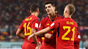 Morata marcó el gol de España
