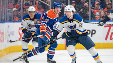 St Louis Blues v Edmonton Oilers