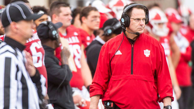Indiana’s Curt CIgnetti during the Indiana versus UCLA football game 