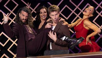 Mark Ballas, Shirley Ballas, Robert Irwin and Jenna Johnson