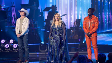 AMERICAN IDOL: Ò819 (Grand Finale)Ó - ItÕs the grand finale! The Top 3 give their final performances in a star-studded night with music legends and top stars. Then, this yearÕs ÒAmerican IdolÓ winner is revealed live. SUNDAY, MAY 18 (8:00-11:00 p.m. EDT) on ABC. (Disney/Christopher Willard)
JOHN FOSTER, BREANNA NIX, JAMAL ROBERTS