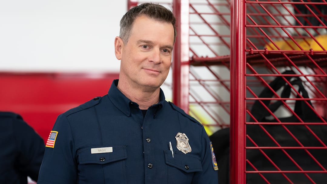 Peter Krause as Bobby in 911 season 8