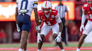 Nebraska defensive back Ceyair Wright prepares to defend against Michigan.