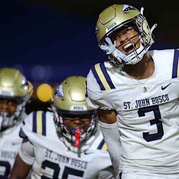 St. John Bosco receiver Daniel Odom leads the Braves into a big matchup with Northern California power Serra on Saturday, Sept. 14, 2024.