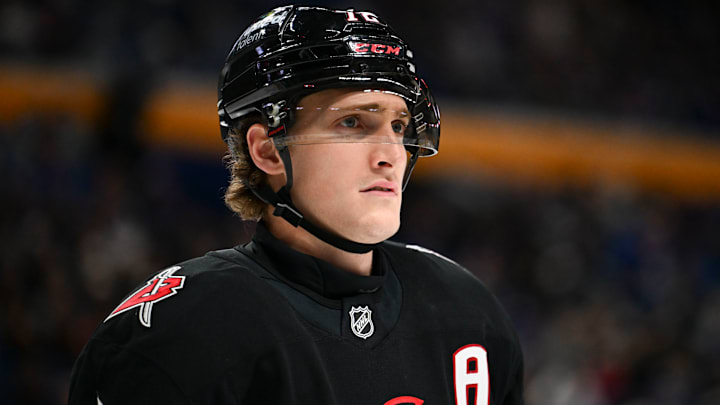 Buffalo Sabres forward Tage Thompson