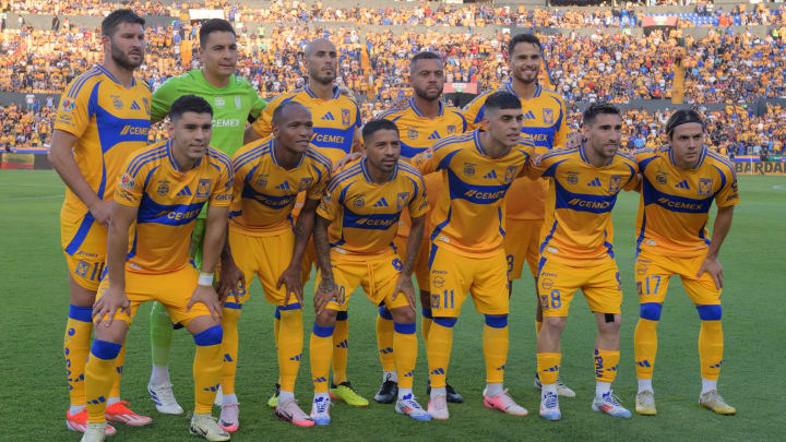 La alineación titular de Tigres para el arranque del Apertura 2024