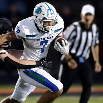 Notre Dame Academy’s Kingston Allen (7).