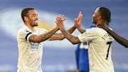 Gabriel Jesus y Raheem Sterling