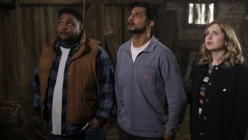 “The Owl” – Sam, Jay and the remaining ghosts unravel the mystery of which ghost passed into the afterlife. Also, Sam and Jay must relocate an owl in order to do construction on the barn to turn it into Jay’s restaurant, on the third season premiere of the CBS Original series GHOSTS, Thursday, Feb. 15 (8:30-9:00 PM, ET/PT) on the CBS Television Network, and streaming on Paramount+ (live and on demand for Paramount+ with SHOWTIME subscribers, or on demand for Paramount+ Essential subscribers the