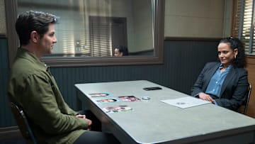 HIGH POTENTIAL - “Pawns” - While working tirelessly to shield her family from the Game Maker’s threats, another crime drags Morgan back into his game and the LAPD must decide whether to trust her instincts before the next move turns fatal. TUESDAY, SEPT. 16 (10:00-11:00 p.m. EDT) on ABC. (Disney/Jessica Perez) 
DAVID GIUNTOLI, JUDY REYES