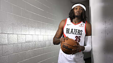 Sep 30, 2024; Portland, Oregon, USA; Portland Trail Blazers center Robert Williams III (35). Mandatory Credit: Troy Wayrynen-Imagn Images