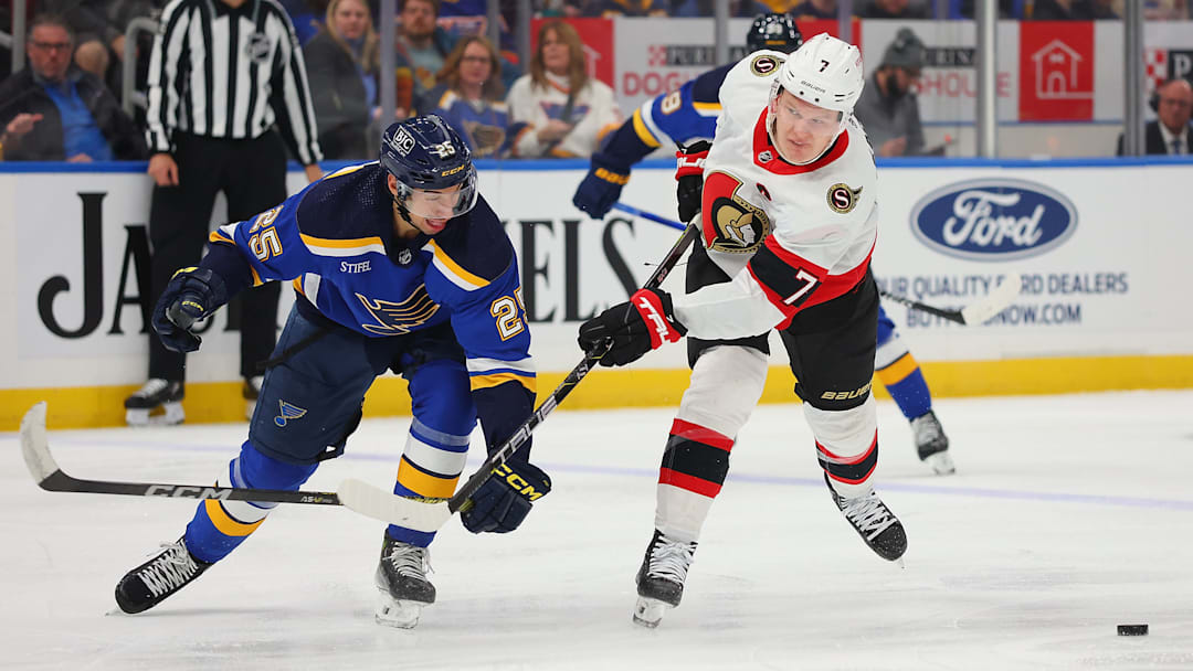Ottawa Senators v St Louis Blues Ottawa Senators v St Louis Blues