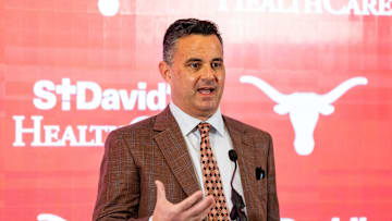 The University of Texas announces Sean Miller as their new men's basketball coach Tuesday, March 25, 2025.