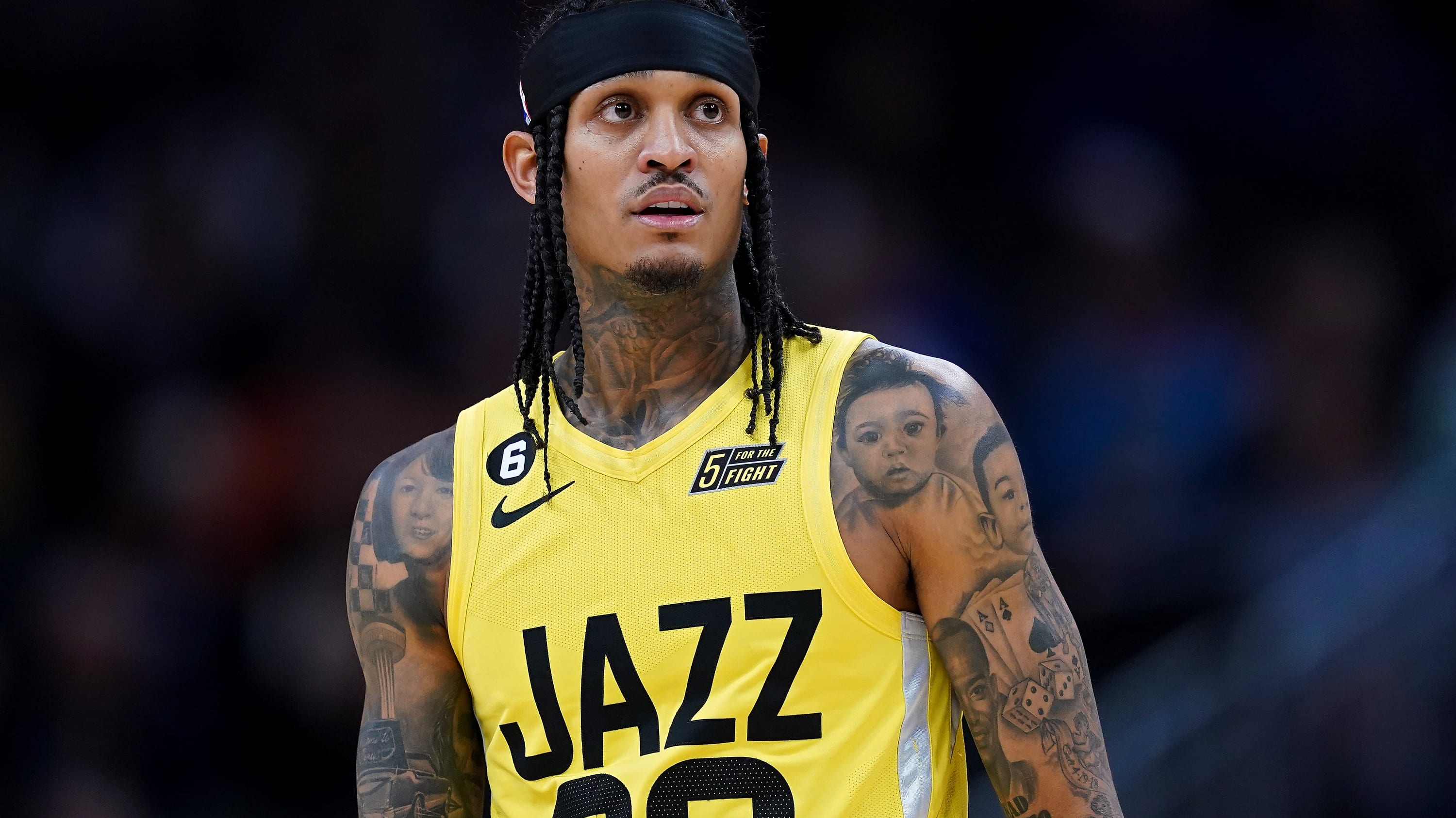 The Utah Jazz s yellow icon jersey s are done for the rest of the season