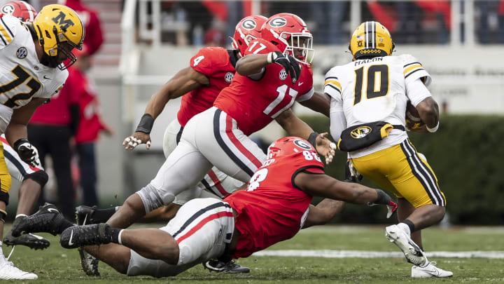 Jalen Carter, Nakobe Dean, Nolan Smith, Georgia Bulldogs