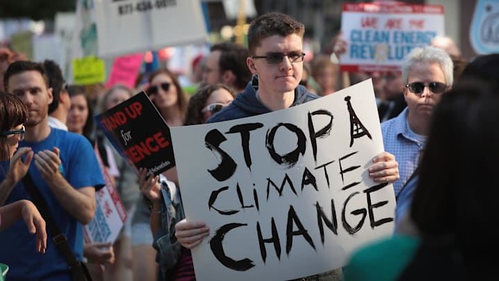Environmental Activists In Chicago Protest Paris Climate Accord Decision Environmental Activists In Chicago Protest Paris Climate Accord Decision