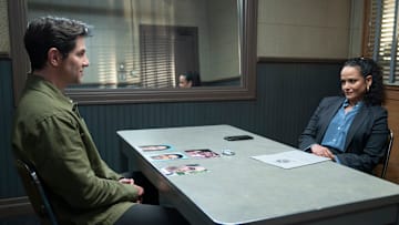 HIGH POTENTIAL - “Pawns” - While working tirelessly to shield her family from the Game Maker’s threats, another crime drags Morgan back into his game and the LAPD must decide whether to trust her instincts before the next move turns fatal. TUESDAY, SEPT. 16 (10:00-11:00 p.m. EDT) on ABC. (Disney/Jessica Perez) 
DAVID GIUNTOLI, JUDY REYES