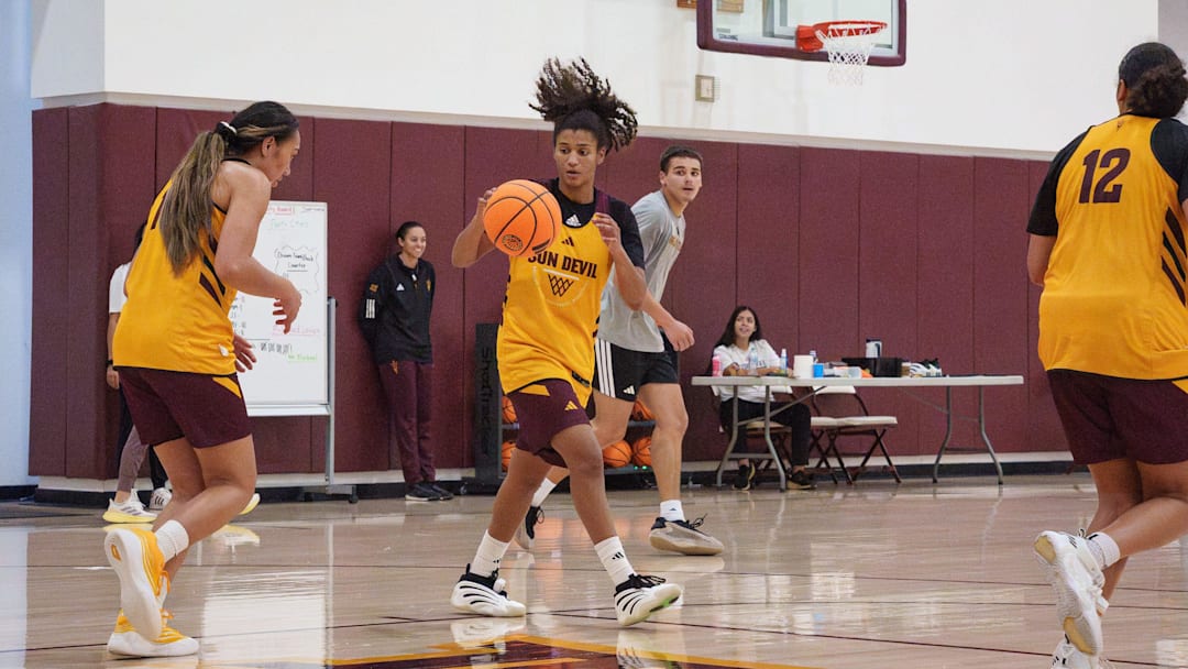 Arizona State University's women's basketball practices at Weatherup Center on Oct. 29, 2025, in Tempe.