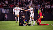 André Silva marcou o gol da vitória do São Paulo