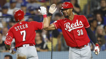 Cincinnati Reds OF Spencer Steer and Will Benson