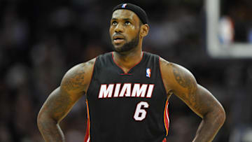Nov 27, 2013; Cleveland, OH, USA; Miami Heat small forward LeBron James. Mandatory Credit: David Richard-Imagn Images