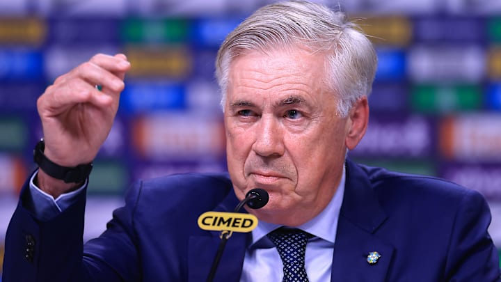 Ancelotti deixou o Real Madrid para aceitar convite da CBF