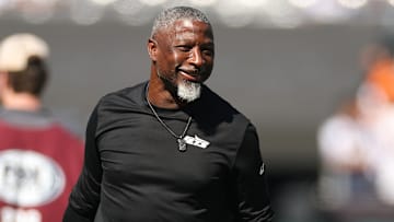 NY Jets head coach Aaron Glenn