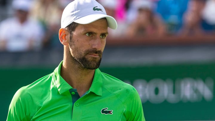 Djokovic lacoste hat cheap