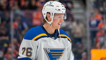 St. Louis Blues rookie phenom Zack Bolduc