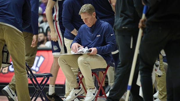 Gonzaga head coach Mark Few. 
