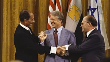 Carter, Sadat and Begin After Camp David Accords
