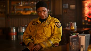 “This Storm Will Pass” – The station 42 crew must protect Edgewater and take cover when an extremely rare and dangerous fire tornado leaves lives in peril, on FIRE COUNTRY, Friday, April 5 (9:00-10:00 PM, ET/PT) on the CBS Television Network, and streaming on Paramount+ (live and on demand for Paramount+ with SHOWTIME subscribers, or on demand for Paramount+ Essential subscribers the day after the episode airs)*. Pictured: Jules Latimer as Eve Edwards. Photo: Sergei Bachlakov/CBS ©2024 CBS