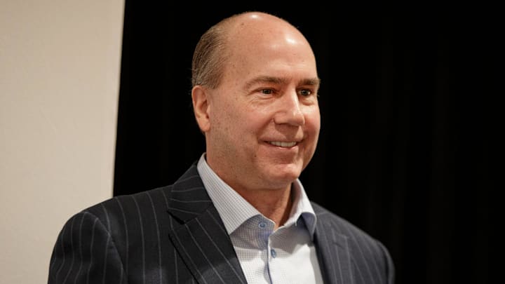 Greg Williams, Co-founder, CEO, and President of Acrisure, attends the unveiling of the name of Acrisure Arena, a sports and entertainment venue in Palm Desert, Calif., on Wednesday, Jan. 26, 2022.

Acrisure Arena3630