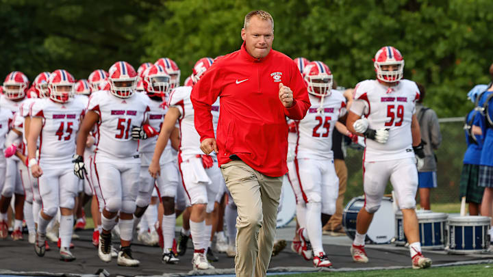Bishop Miege is one of the top high school football teams in Kansas again in 2024. Bishop Miege is one of the top high school football teams in Kansas again in 2024.