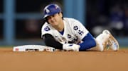 Shohei Ohtani está jugando con molestias la Serie Mundial 