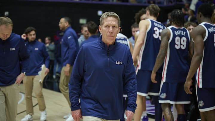 Gonzaga Bulldogs head coach Mark Few. Gonzaga Bulldogs head coach Mark Few.