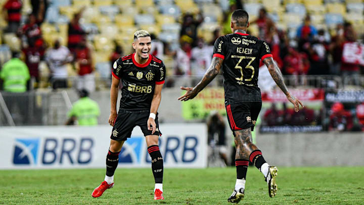 Andreas Pereira anotou um golaço de falta no Maracanã Andreas Pereira anotou um golaço de falta no Maracanã