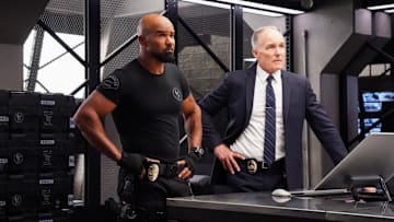 “Human Interest” – Tan is left reeling when his girlfriend is kidnapped, and 20-Squad must race to track down a violent cartel leader who may be behind the abduction, on S.W.A.T., Friday, Nov. 15 (8:00-9:00 PM, ET/PT) on the CBS Television Network, and streaming on Paramount+ (live and on-demand for Paramount+ with SHOWTIME subscribers, or on-demand for Paramount+ Essential subscribers the day after the episode airs)*. Pictured (L-R): Shemar Moore as Daniel “Hondo” Harrelson and Patrick St.