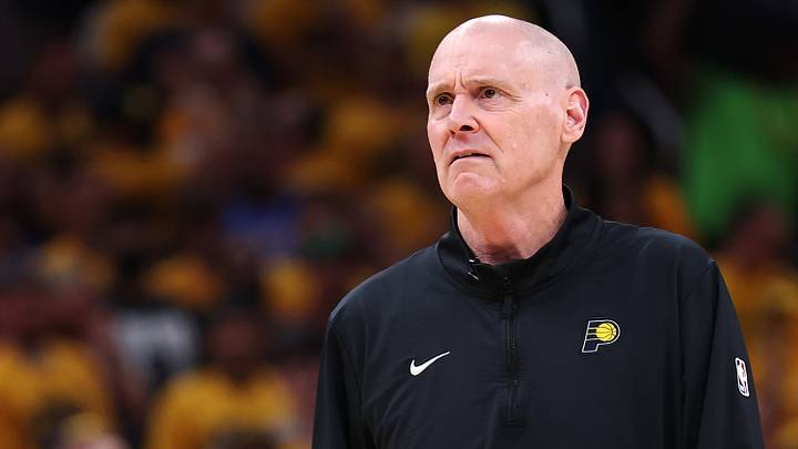 Indiana Pacers head coach Rick Carlisle during the 2025 NBA Finals against the Oklahoma City Thunder.