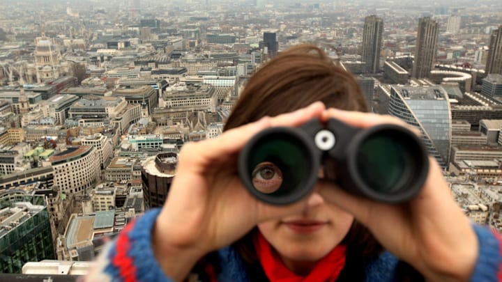 Ornithologists Study London's Bird Life From The Top Of Tower 42 Ornithologists Study London's Bird Life From The Top Of Tower 42