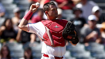 Texas Rangers v Los Angeles Angels
