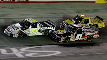 Jimmie Johnson, Kyle Busch, Todd Bodine, NASCAR Truck Series