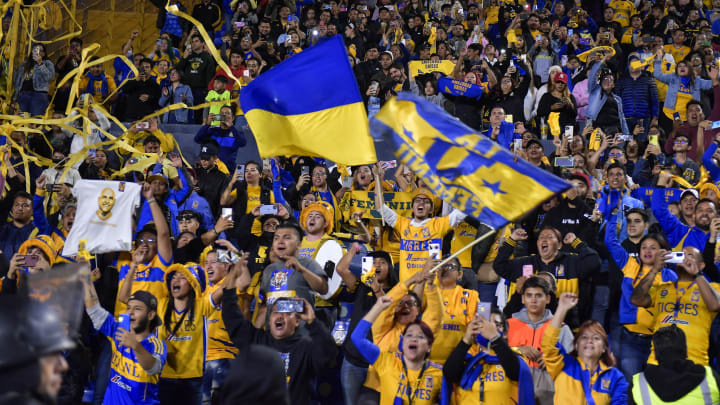 Aficionados de Tigres UANL en un partido. Aficionados de Tigres UANL en un partido.