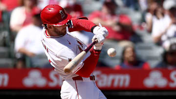 Los Angeles Angels outfielder Taylor Ward