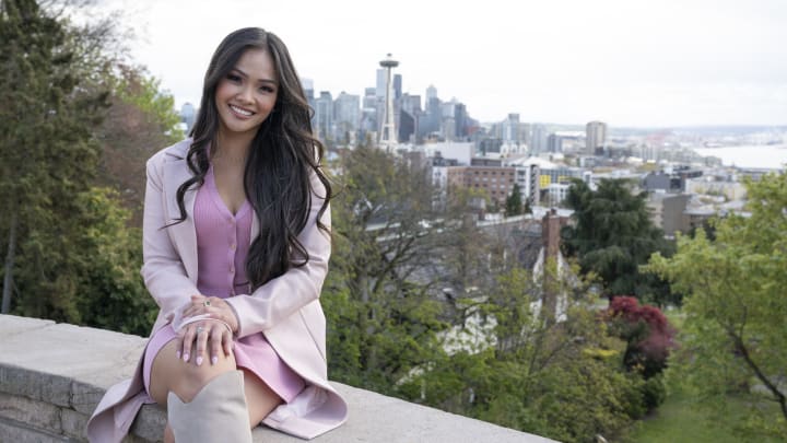 THE BACHELORETTE - 2106 - Heading into the final stretch of her journey, Jenn and her men arrive in Seattle. As feelings intensify, one man gets a Wicked-ly enchanting one-on-one, while another lands himself in the hot seat following a broadcast blunder. MONDAY, AUG. 12 (8:00-10:01 p.m. EDT) on ABC. (DISNEY/John Fleenor) 
JENN TRAN