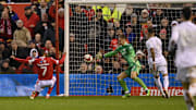 Arsenal were knocked out of the FA Cup by Nottingham Forest in January