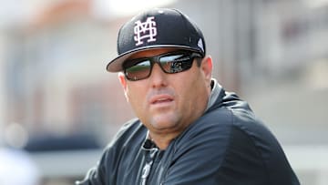 Mississippi State head baseball coach Chris Lemonis watches as his team warms up. Mississippi State defeated Auburn in the opening round of the NCAA College World Series on Sunday, June 16.2019 at TD Ameritrade Park in Omaha.

Msu Auburn College World Series